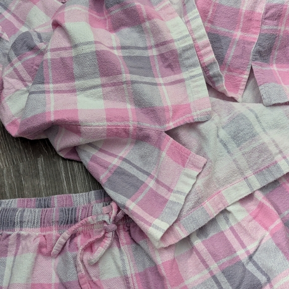 CARISMA | flannel pajama short set - Picture 4 of 8